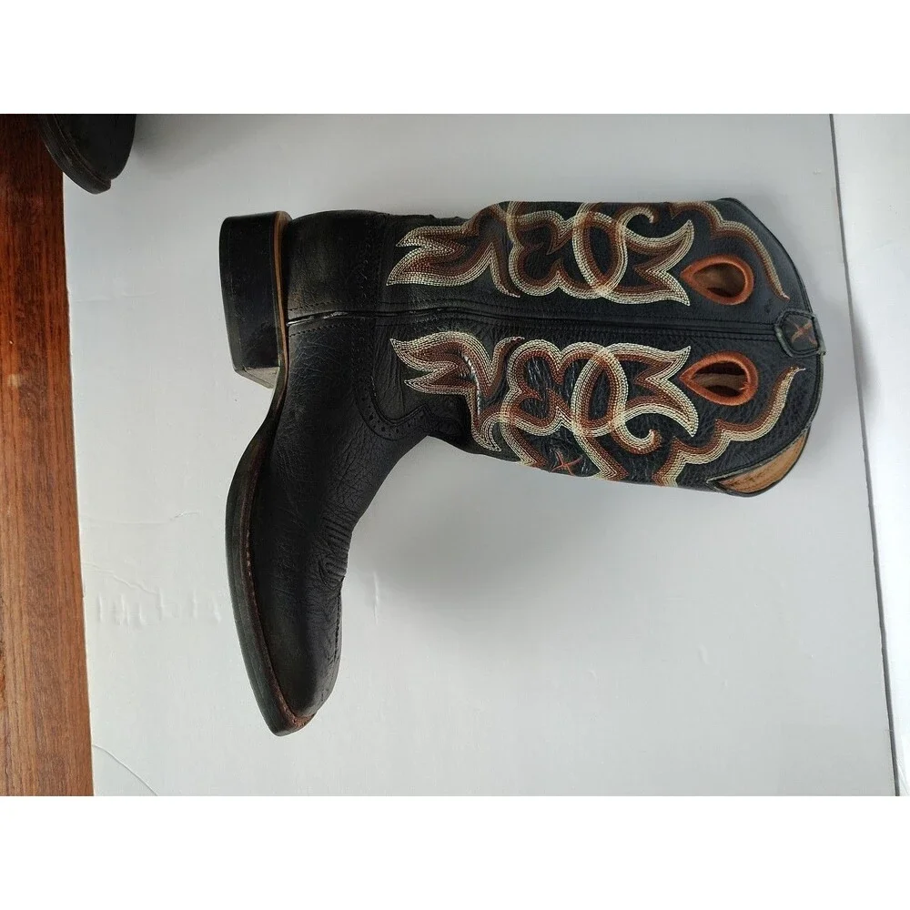 Twisted X Mens Size 8B WRS0006 Leather Steel Toe Square Western Work Barn Boots